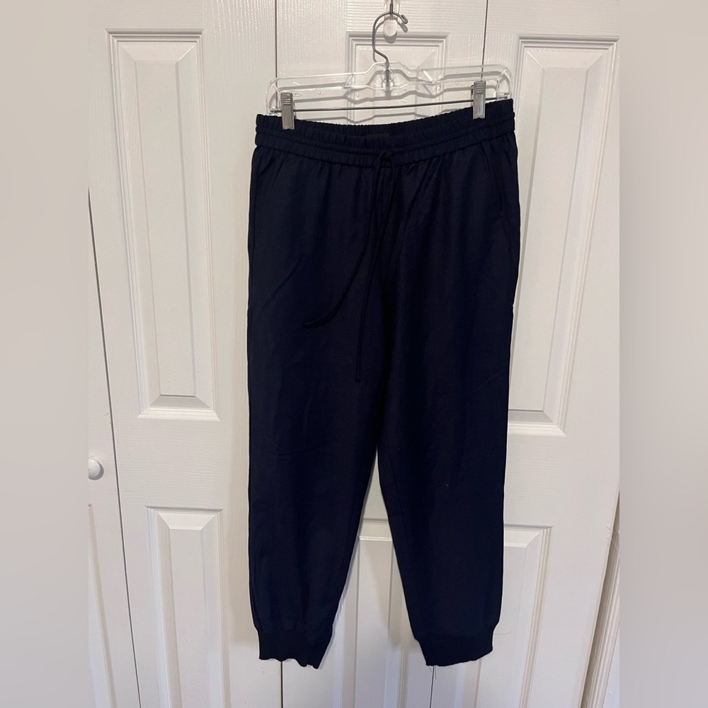 J.Crew Drapey Wool Sweatpants Navy Size Small